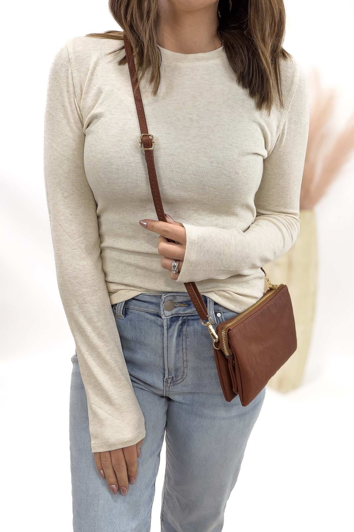 Riley Crossbody- Brown
