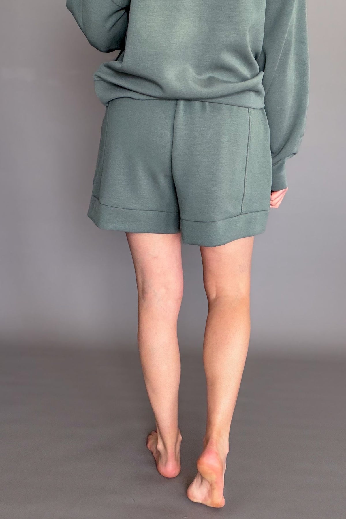 Sage Leaf Scuba Casual Short