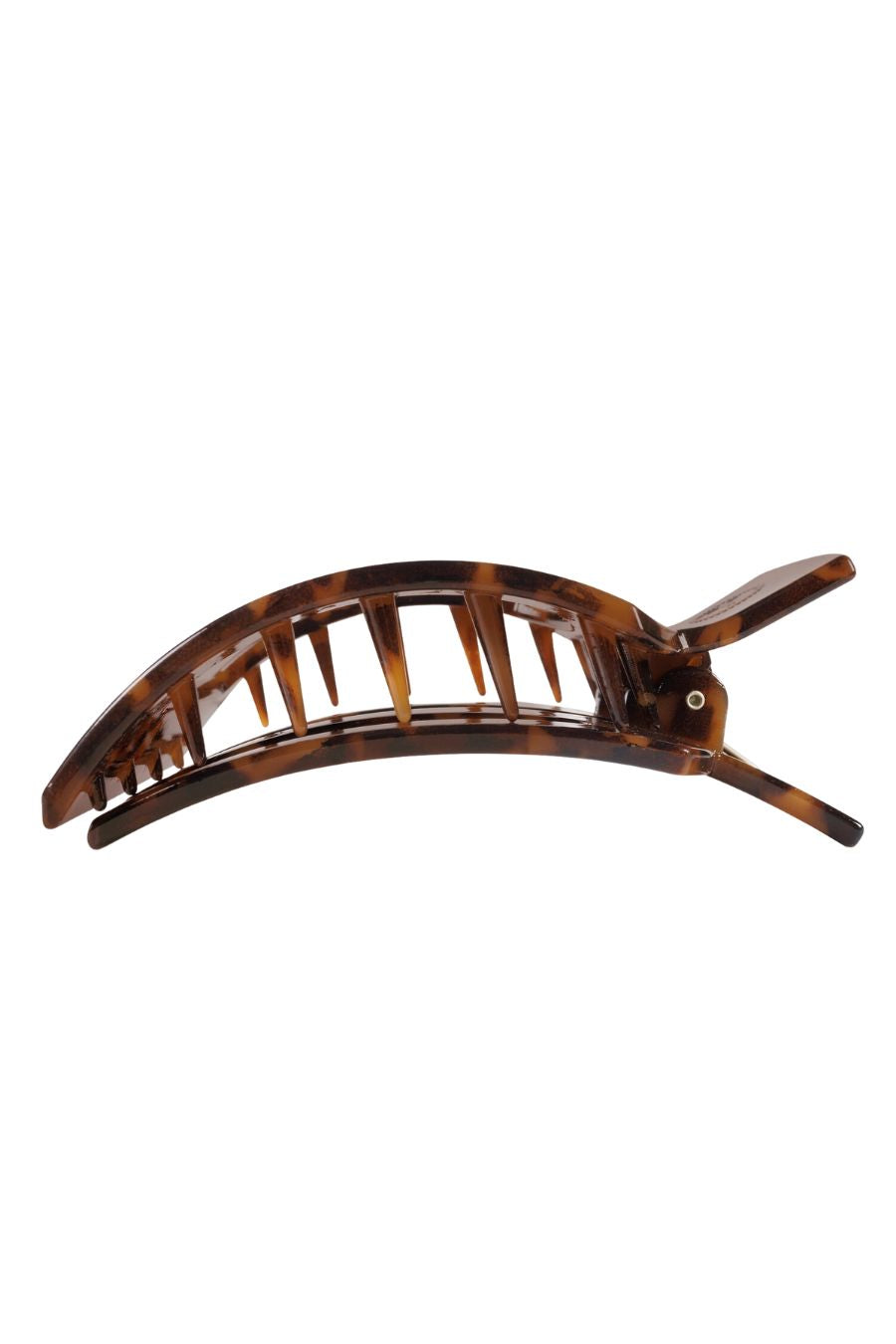 Square Flat Hair Clip- Tortoise