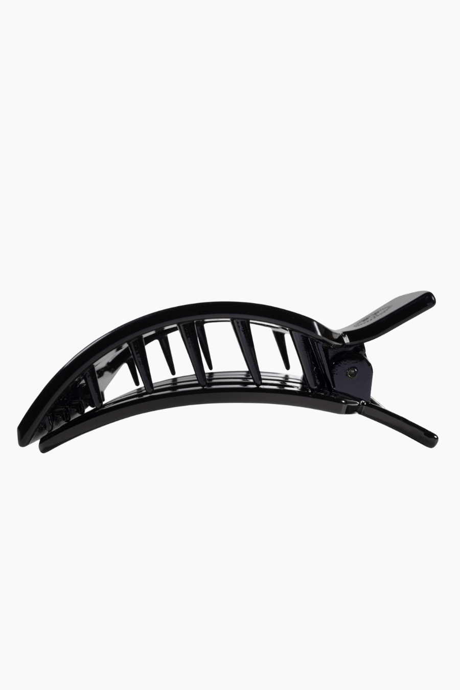 TELETIES- Square Flat Hair Clip- Black