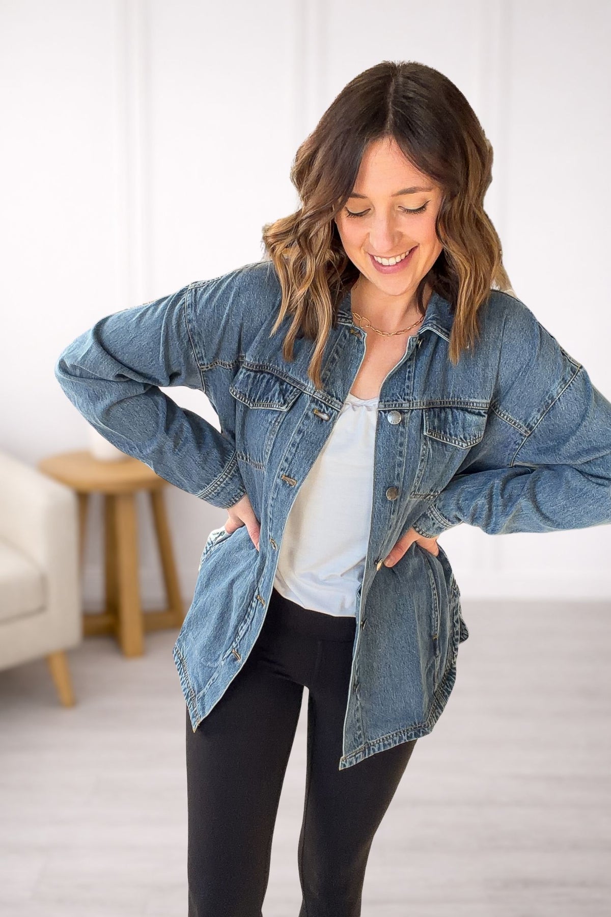 Tencel Jacket With Pockets