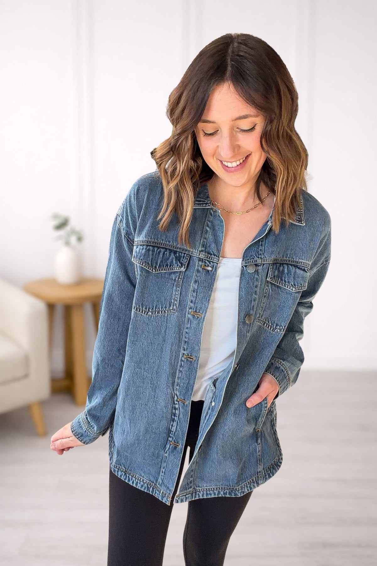 Tencel Jacket With Pockets