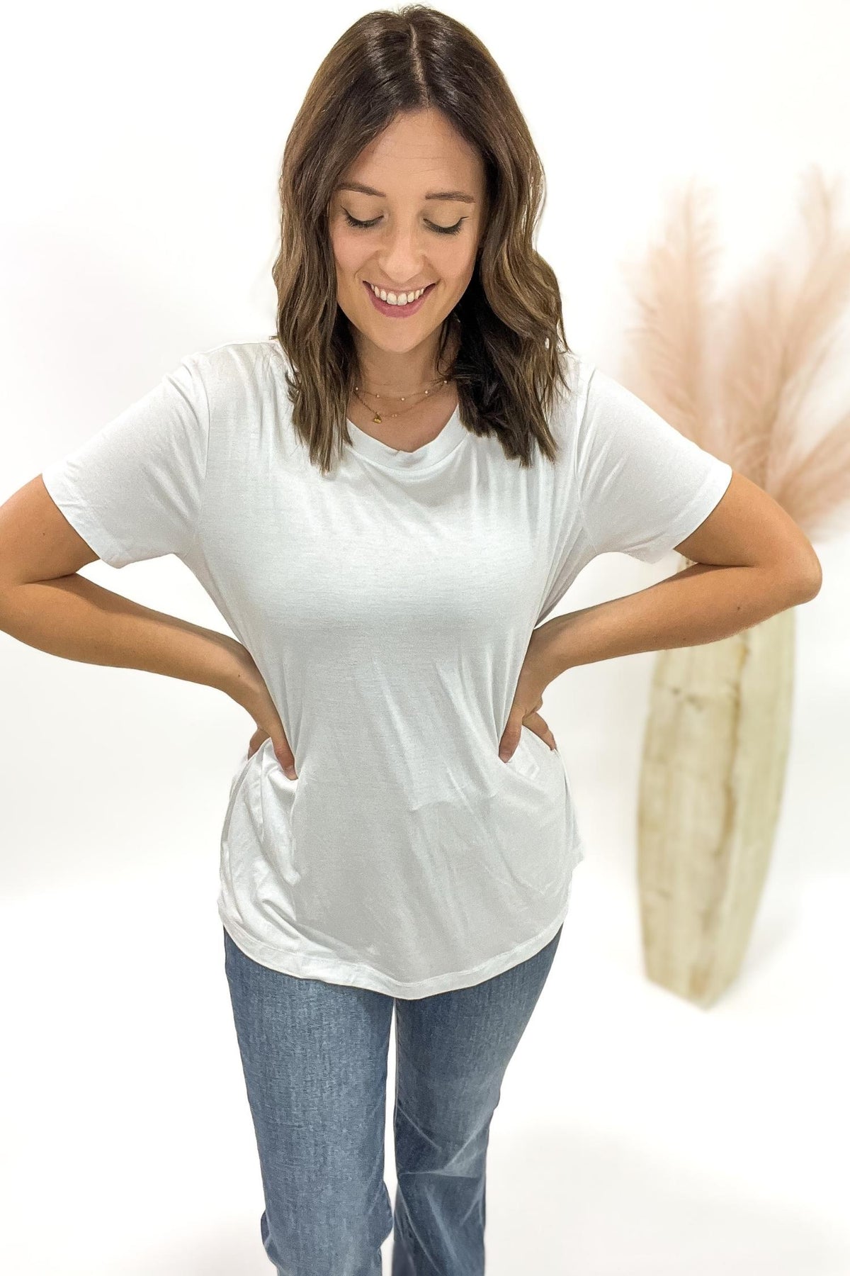 The Best Basic Short Sleeve White Tee