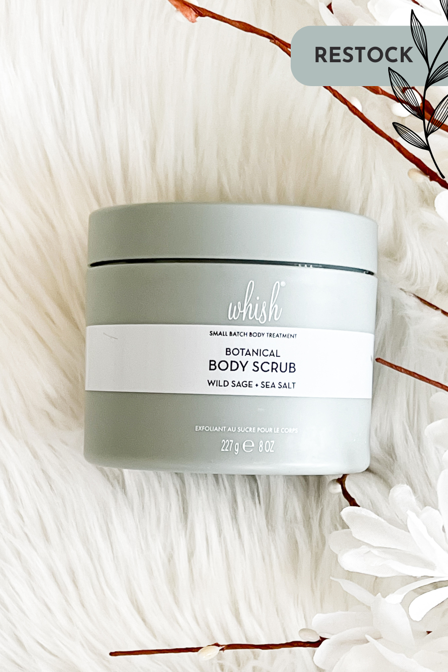 Wild Sage + Sea Salt Botanical Body Scrub