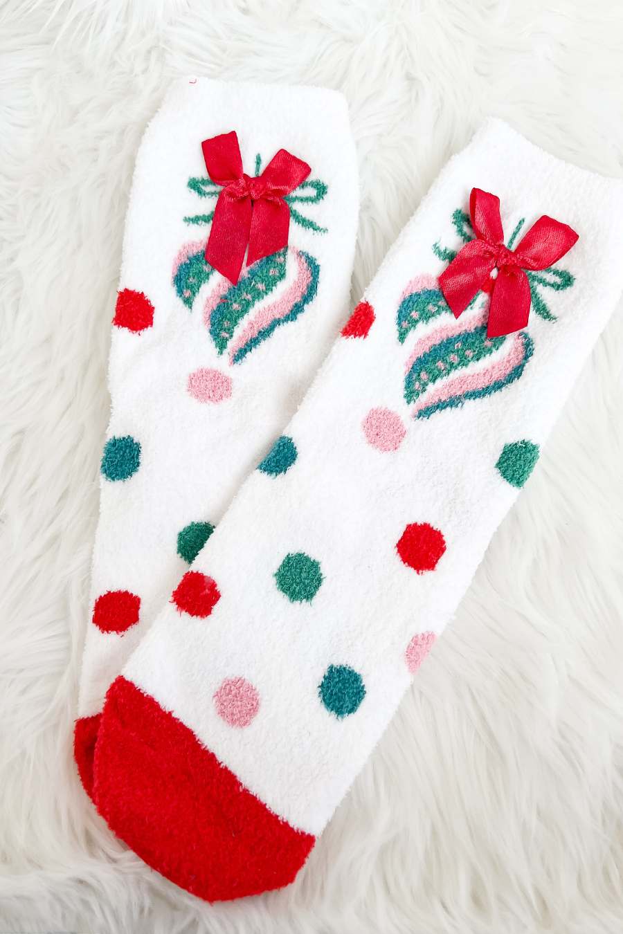 Women's Holiday Fuzzy Socks