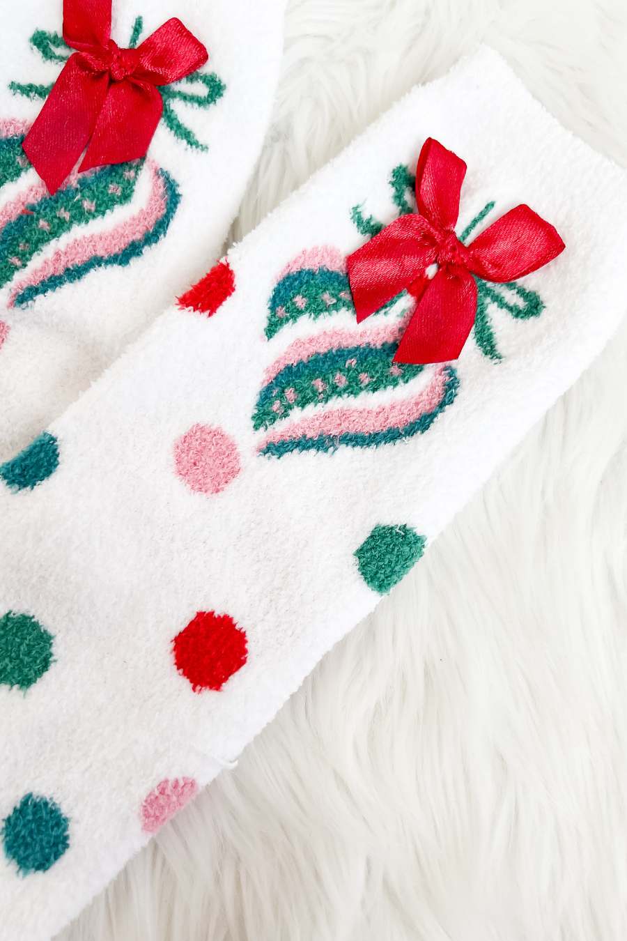 Women's Holiday Fuzzy Socks