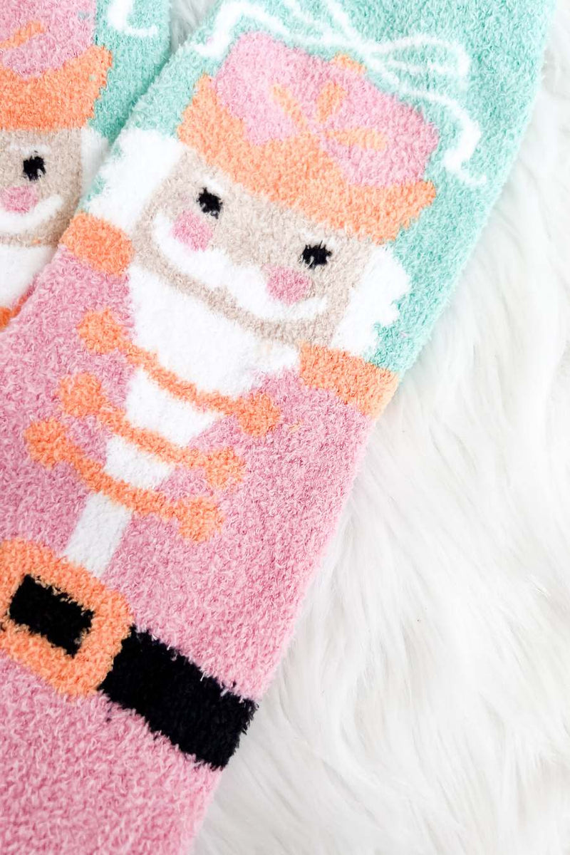 Women's Holiday Fuzzy Socks