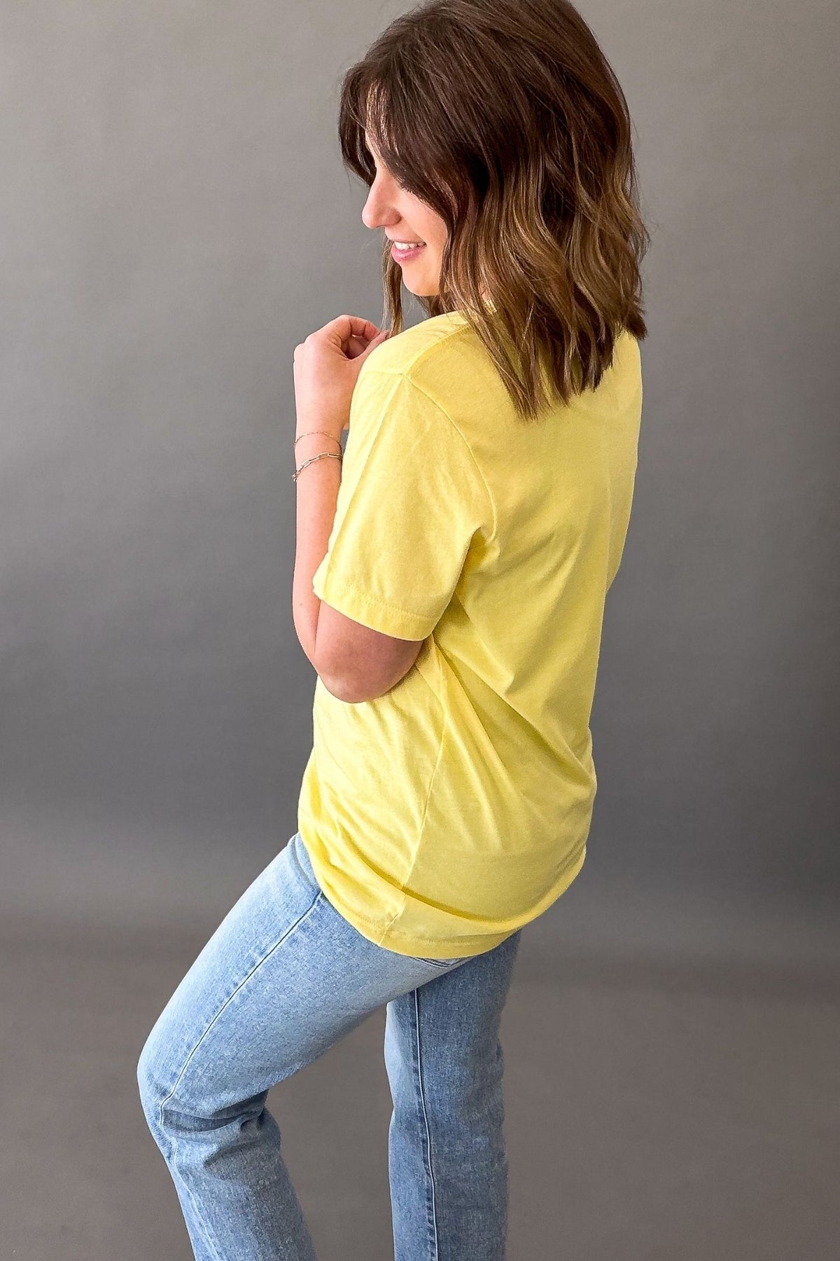 Yellow Daisy Flower Graphic Tee