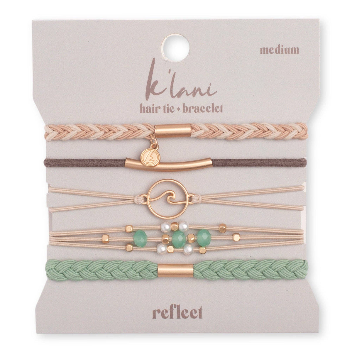Reflect Hair Tie Bracelets: Large