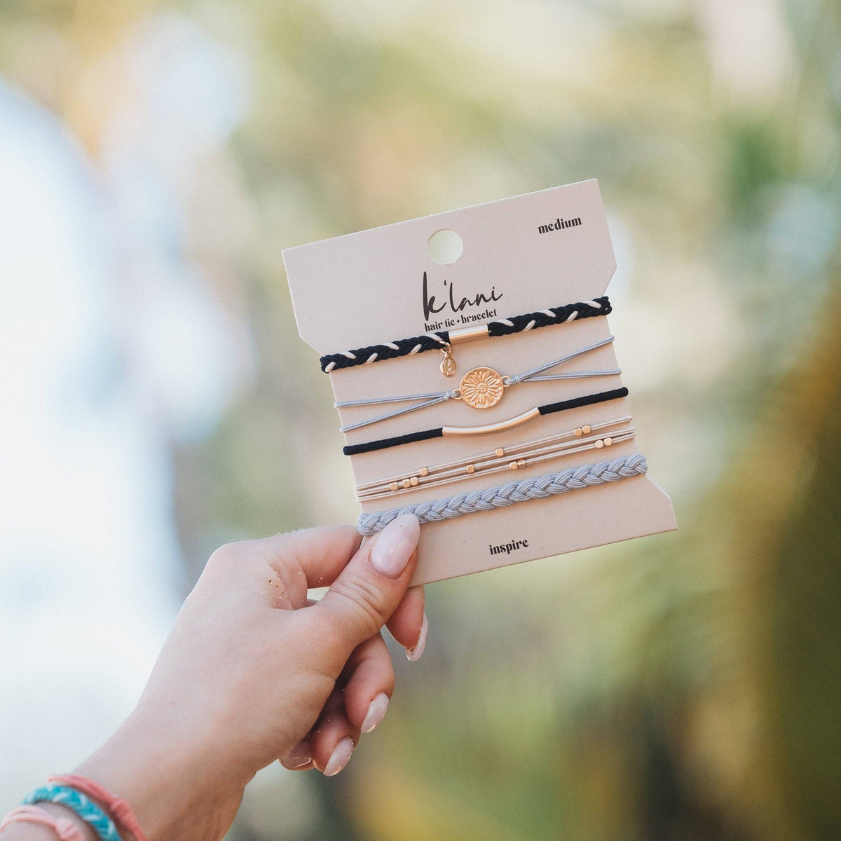 Inspire Hair Tie Bracelets: Medium