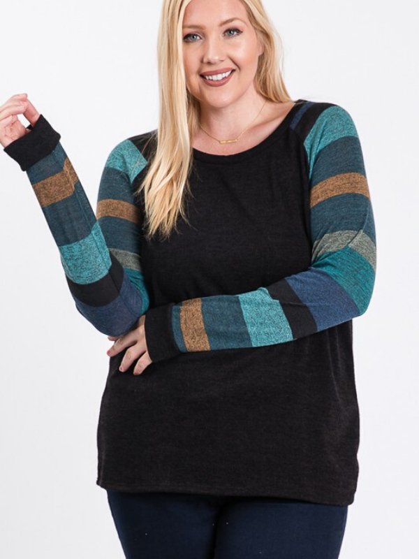 Basically In Love Curvy Long Sleeve - Lot21 Boutique