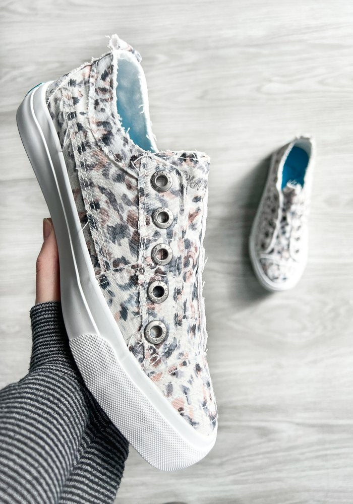 Blowfish Play Sneaker- Off White Rainforest Leopard - Lot21 Boutique