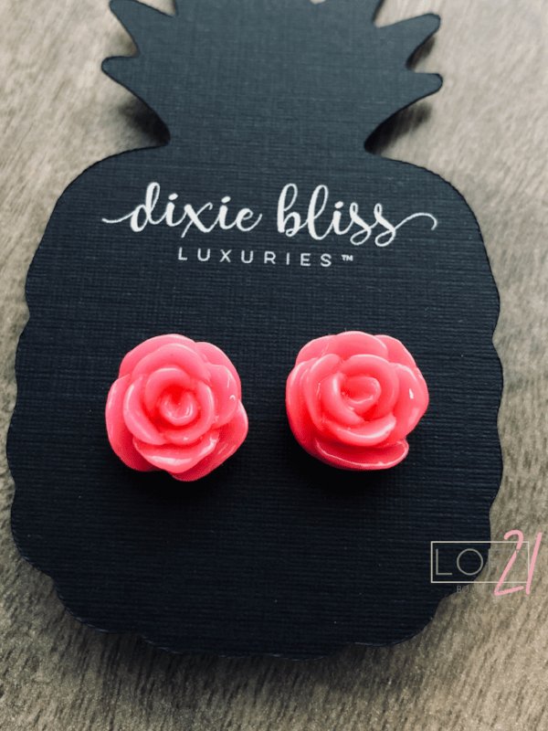 Floral Earrings- 5 Colors - Lot21 Boutique