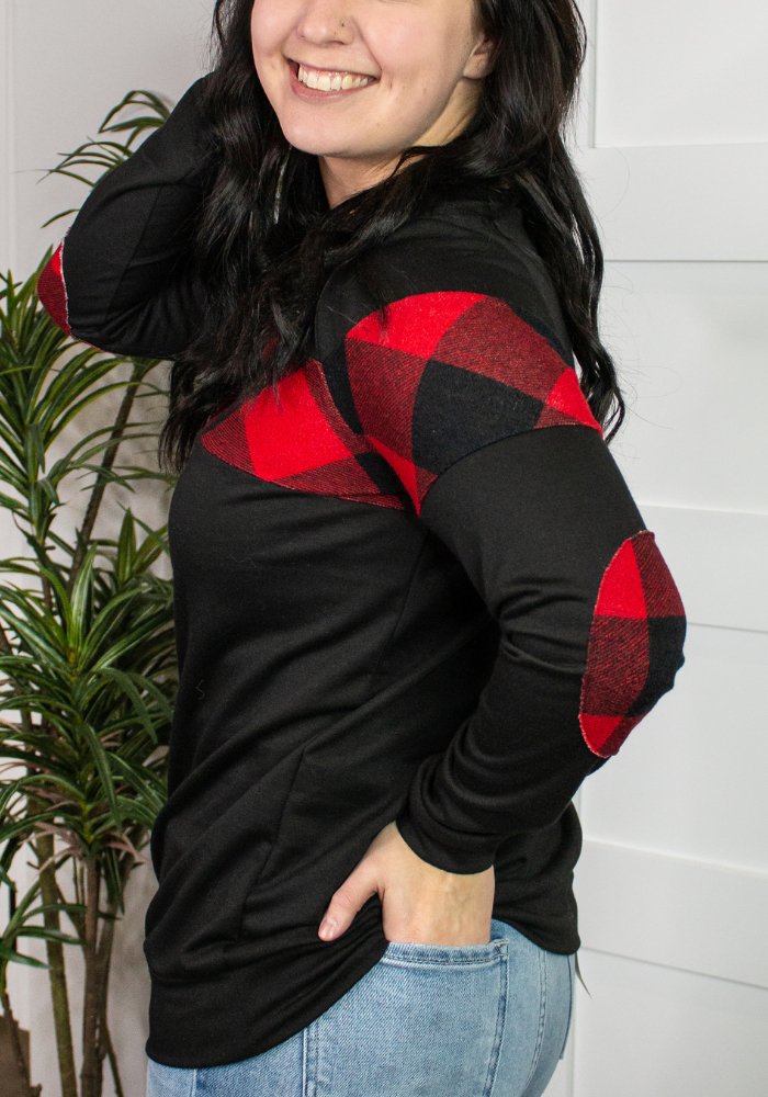 Simple Thoughts Buffalo Plaid Long Sleeve - Lot21 Boutique