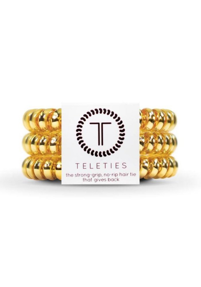 TELETIES Sunset Gold Hairtie- Small - Lot21 Boutique